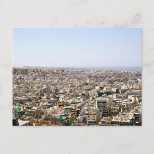 Ariel View of Athens, Greece Postcard