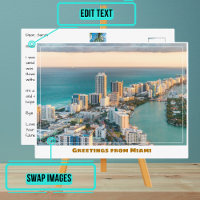 Ariel View of South Beach Miami Florida