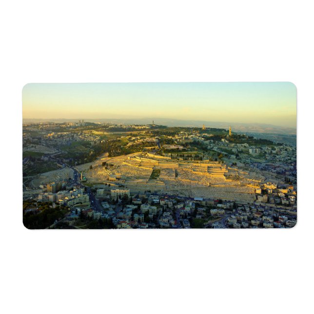 Ariel View of the Mount of Olives Jersalem Israel (Front)
