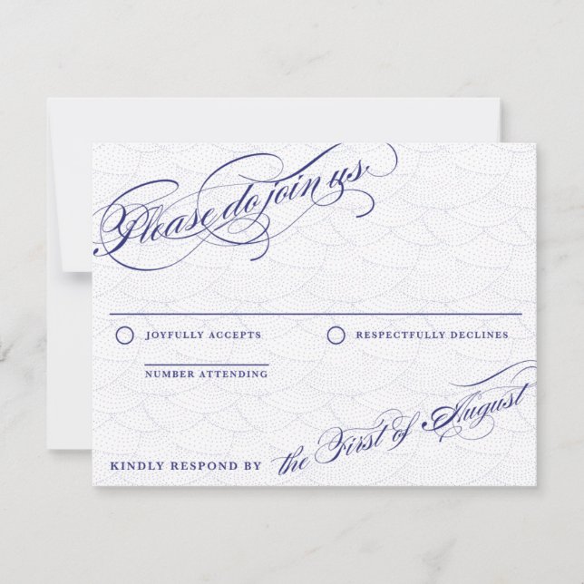 Arielle by Forever Wedding • RSVP Card (Front)