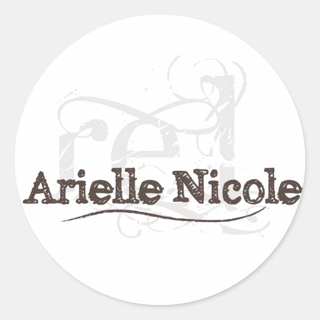 Arielle Nicole Sticker (Front)