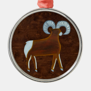 Aries 2008 metal tree decoration