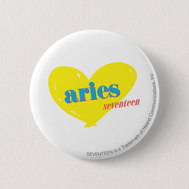 Aries 3 6 cm round badge (Front)