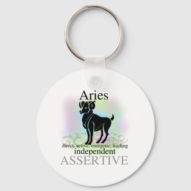 Aries About You Key Ring (Front)