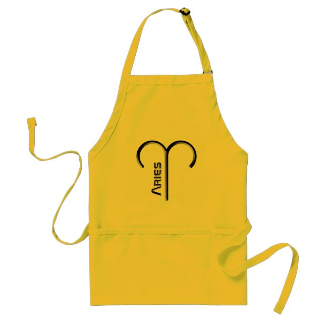 ARIES, Abstract Design of the Zodiac Sign,  Standard Apron (Front)