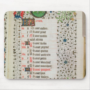 Aries and a man felling trees mouse mat