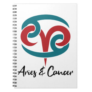 Aries and Cancer Zodiac Couple Horoscope Notebook