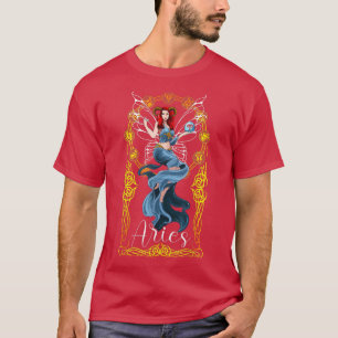 Aries Anime Birthday Fairy Fairies Aries  T-Shirt