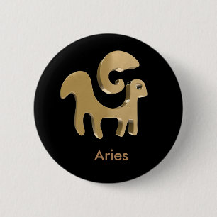 Aries, Ariete 6 Cm Round Badge
