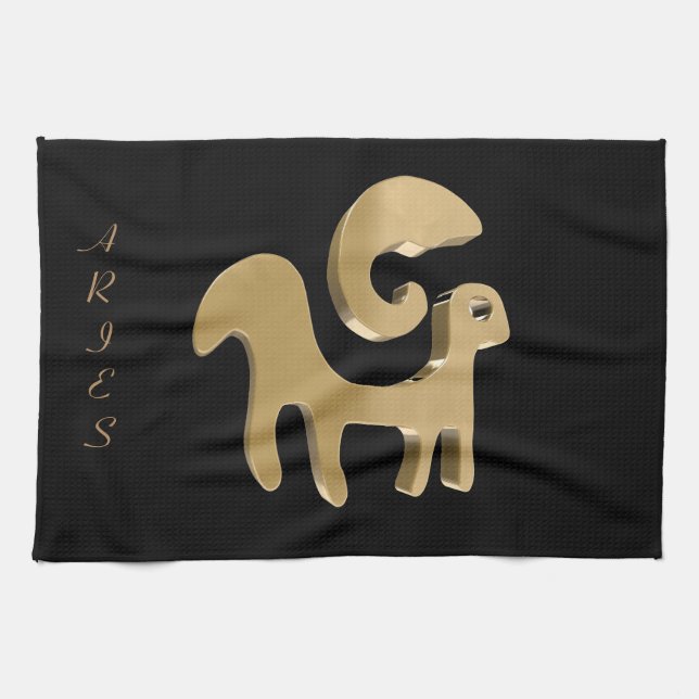Aries, Ariete Tea Towel (Horizontal)