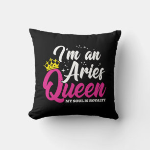 Aries Astrology Zodiac - March April Birthday Cushion