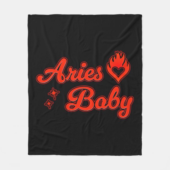 Aries baby polar blanket (Front)