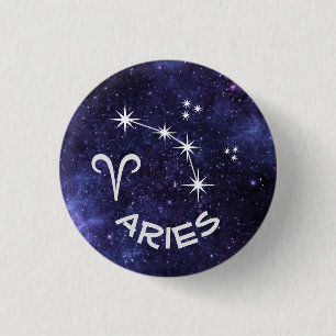Aries Badge, Zodiac Horoscope Badge