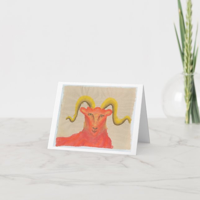 Aries Birthday Card (Front)