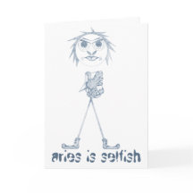 Aries [- BitchScope -] Birthday Card