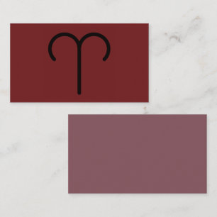 Aries Business Card