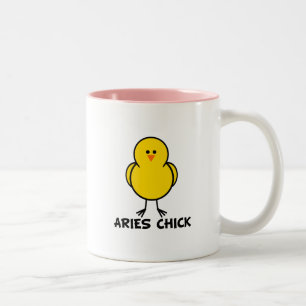 Aries Chick Two-Tone Coffee Mug