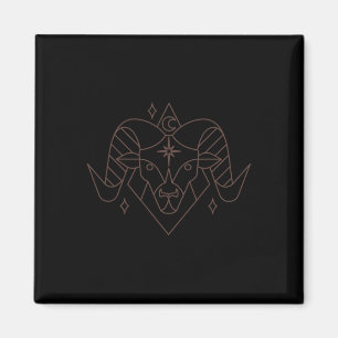 Aries Christmas Zodiac Horoscope Astrology Magnet