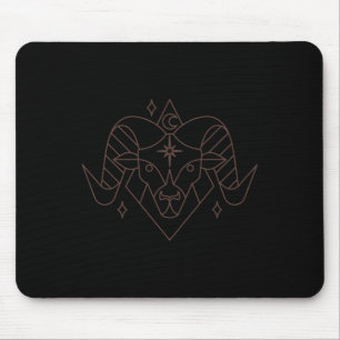 Aries Christmas Zodiac Horoscope Astrology Mouse Mat