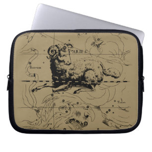 Aries Constellation Hevelius 1690 March 21 - Apr19 Laptop Sleeve
