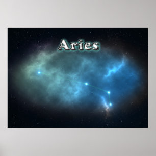 Aries constellation poster