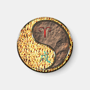 Aries & Earth Dog Magnet