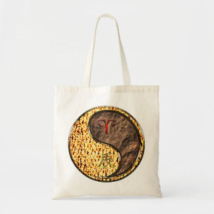 Aries & Earth Dragon Tote Bag