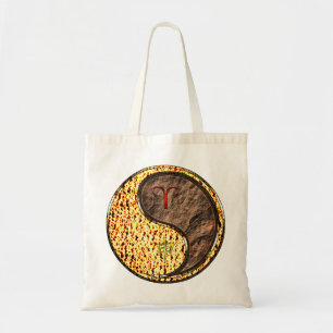 Aries & Earth Monkey Tote Bag