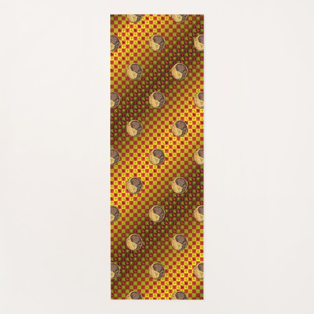 Aries & Earth Monkey Yoga Mat (Front)