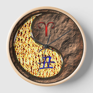 Aries & Earth Ox Clock
