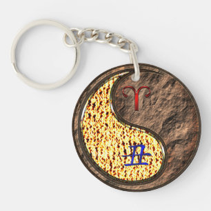Aries & Earth Ox Key Ring