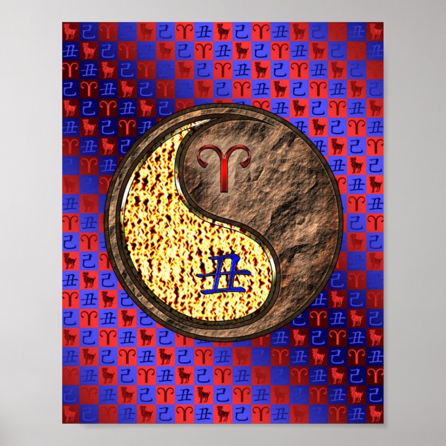 Aries & Earth Ox Poster (Front)
