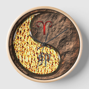 Aries & Earth Rabbit Clock