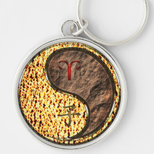 Aries & Earth Rat Key Ring