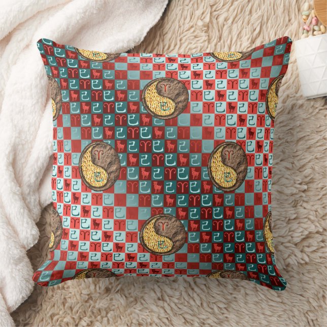 Aries & Earth Snake Cushion (Blanket)