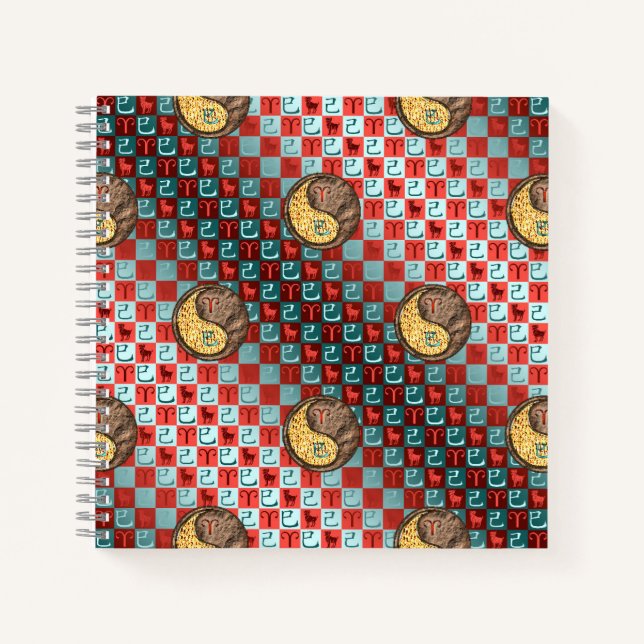 Aries & Earth Snake Notebook (Front)