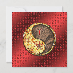 Aries & Earth Tiger Card