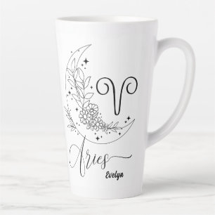 Aries Elegant - Personalize Large 651ml Latte Mug