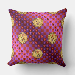 Aries & Fire Boar Cushion