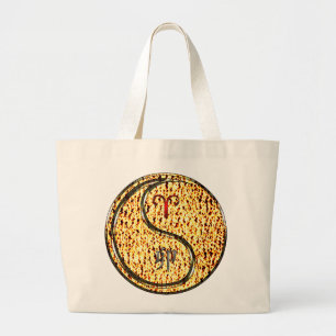Aries & Fire Rabbit Large Tote Bag