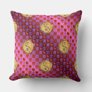 Aries & Fire Rooster Cushion
