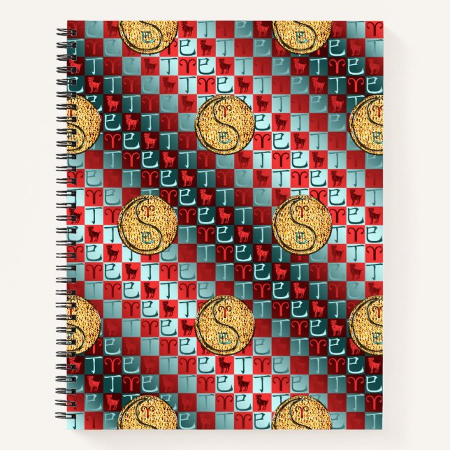 Aries & Fire Snake Notebook (Front)