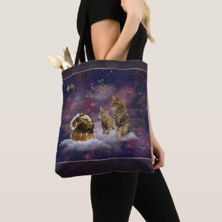 Aries for Cat Lovers Tote Bag