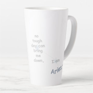 Aries Fun Inspiring Daily Use & Personalised Gift Latte Mug