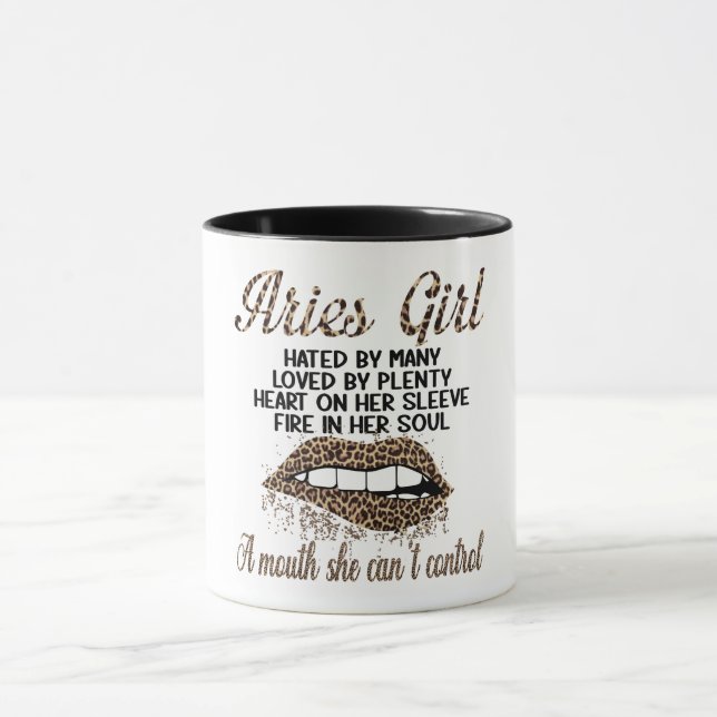 Aries Girl/Birthday Mug (Center)