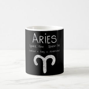 Aries Horoscope Astrology Star Sign Birthday Gift Coffee Mug