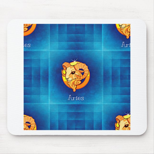 aries horoscope mouse mat (Front)