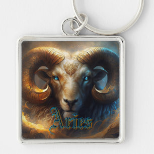 Aries Key Ring