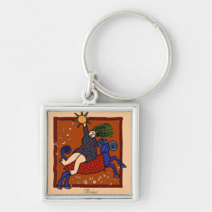 Aries Key Ring
