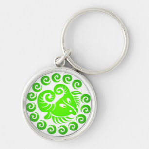 Aries Key Ring